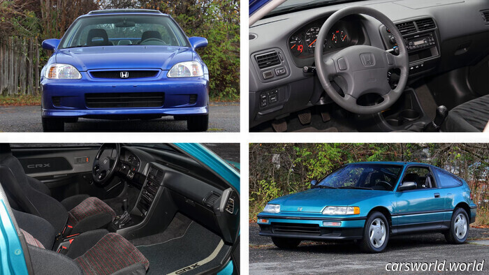 An individual purchased a 1991 Honda CRX Si for $71,500 and a 2000 Civic Si for $66,000 | Carscoops.